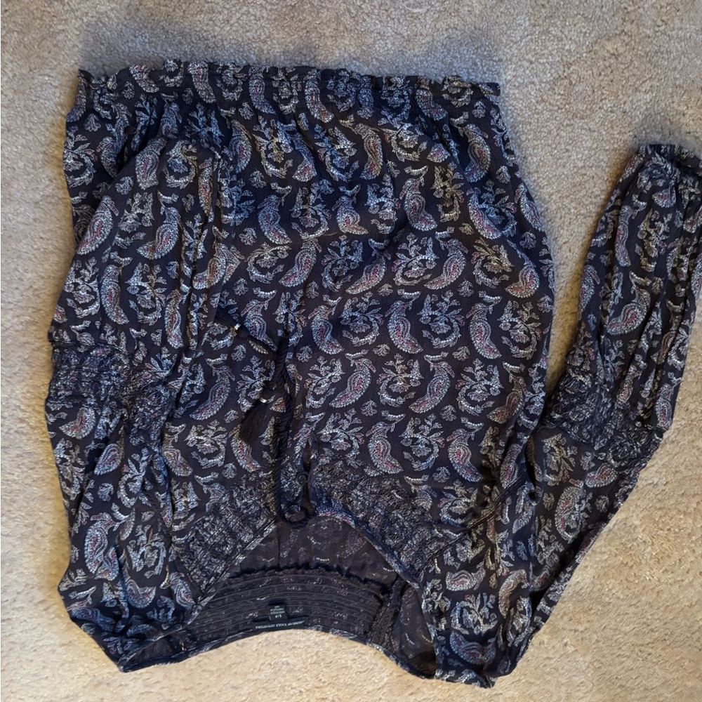 Paisley Long Sleeve Top